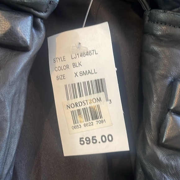 Never worn Elizabeth & James leather vest new with tags - Picture 3 of 7